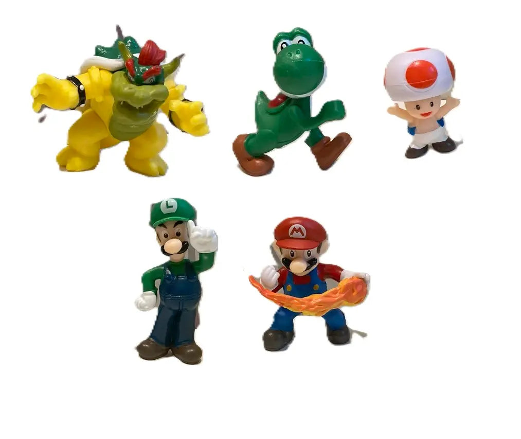 Set De 18 Figuras Super Mario Bros 5-7 Cm