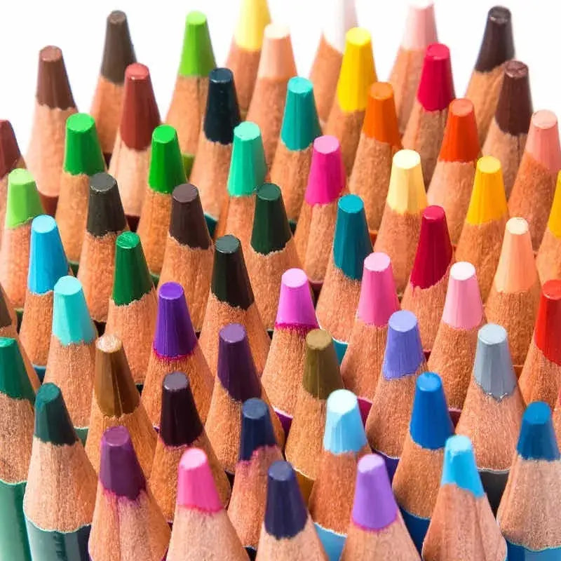 Set 72 Lapices Colores Arte Profesional Dibujo Caja Metalica