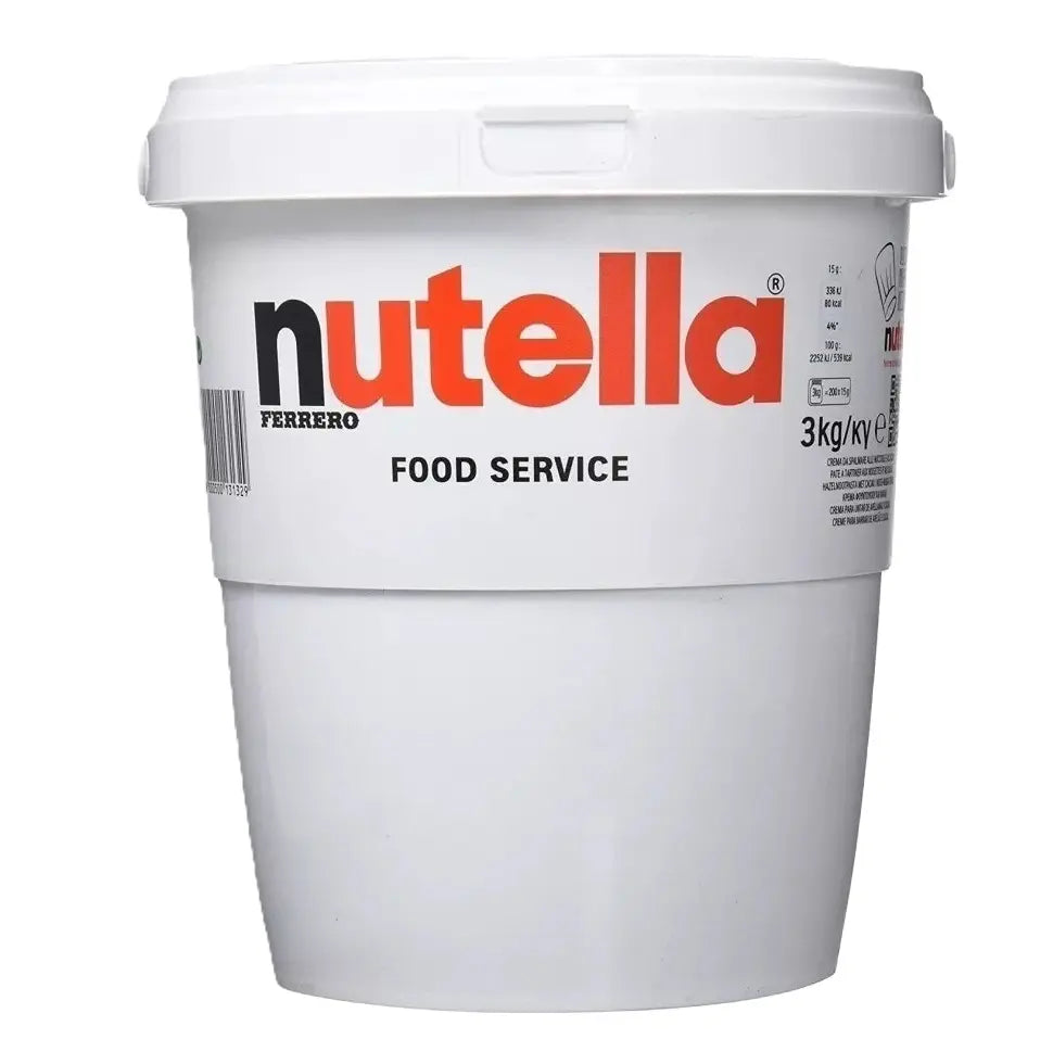 Pack X2 Nutella Balde 3kg Cada Uno Ferrero Food Service