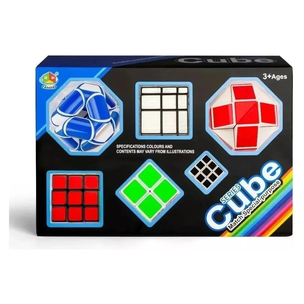 Cubo Rubik Set 6 Cubos Diferentes 3d, Espejo, 3x3 Y Otros