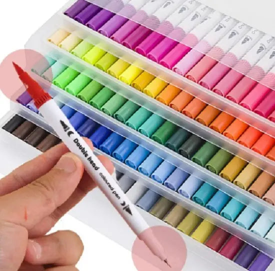 Libro Para Colorear Mandala + Maleta 120 Lápices Doble Punta