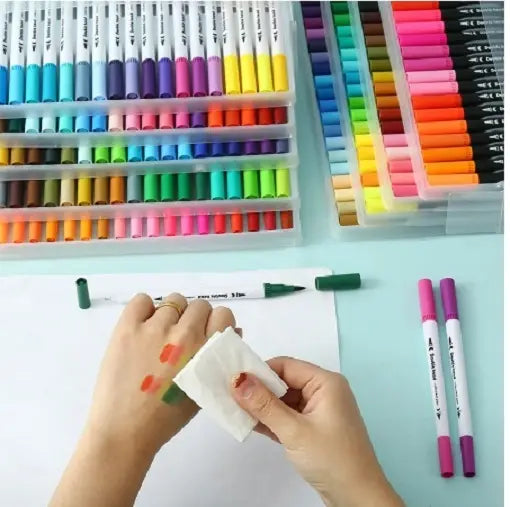 Libro Para Colorear Mandala + Maleta 120 Lápices Doble Punta
