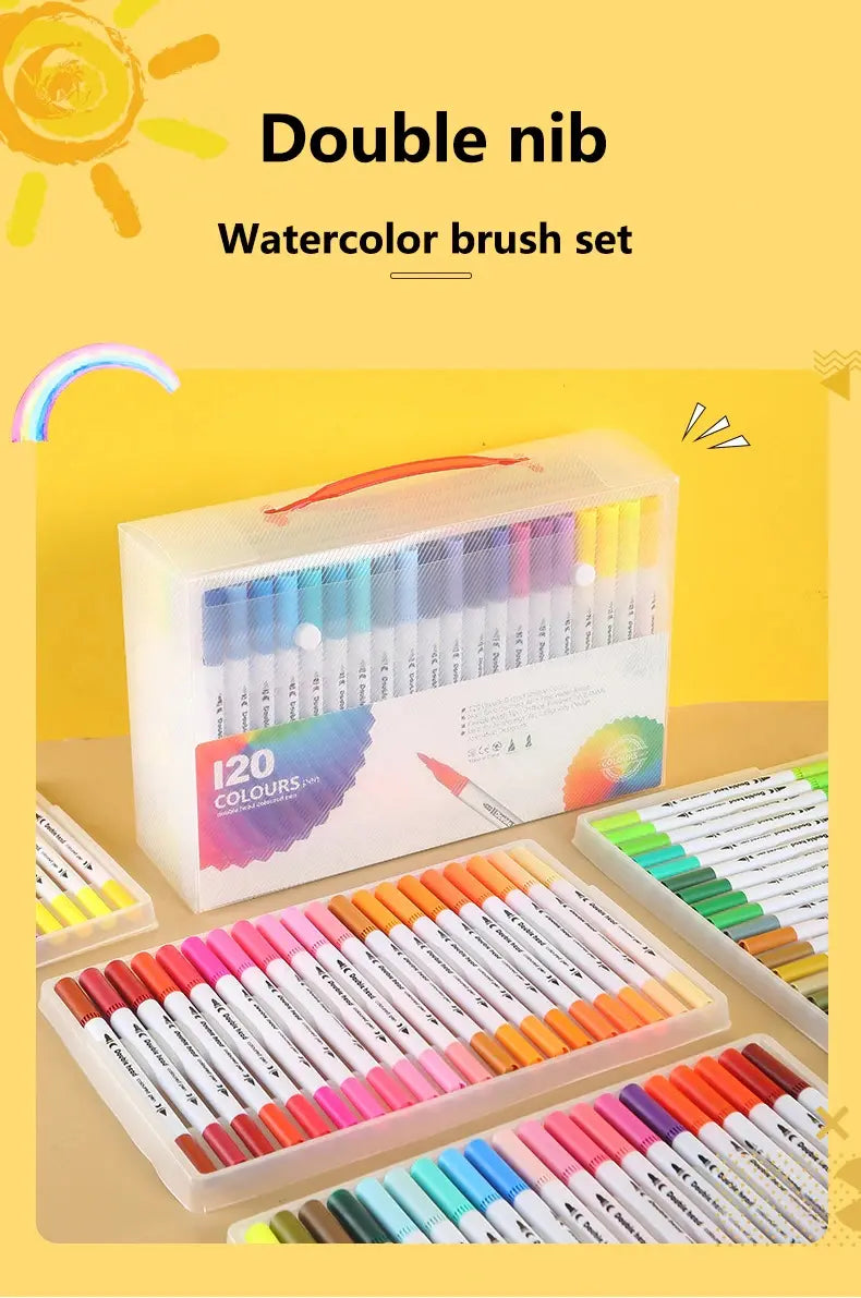 Libro Para Colorear Mandala + Maleta 120 Lápices Doble Punta