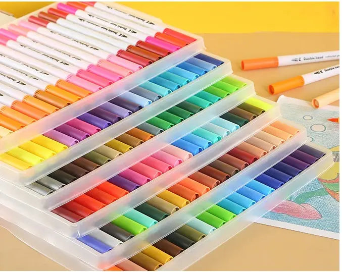 Libro Para Colorear Mandala + Maleta 120 Lápices Doble Punta