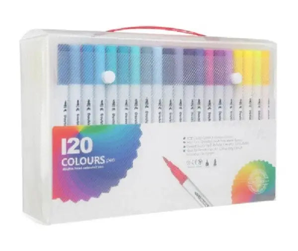 Libro Para Colorear Mandala + Maleta 120 Lápices Doble Punta