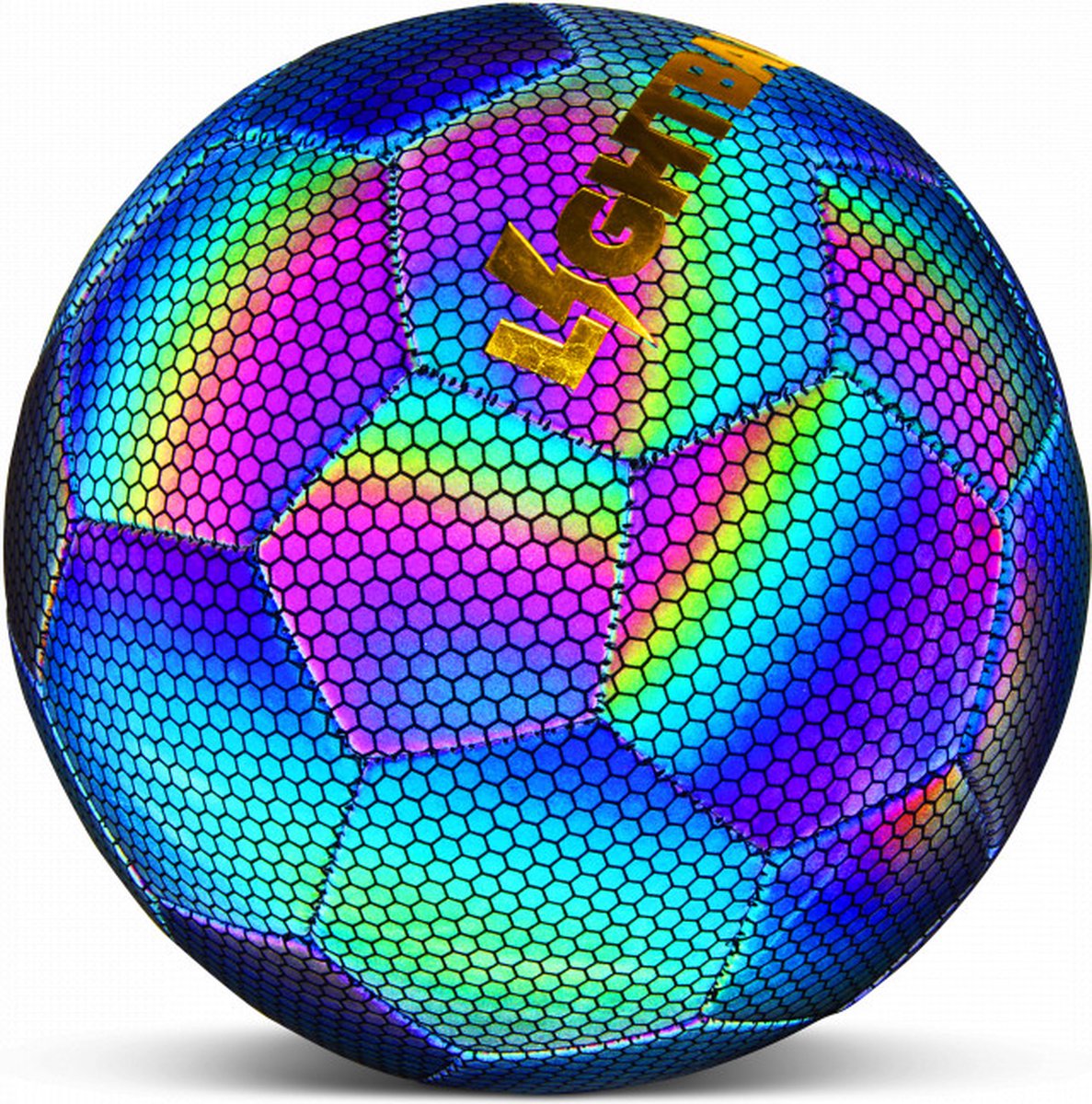 Pelota De Fútbol Holeográfica Brillante Balón Mágico N°5