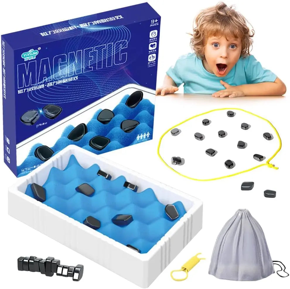 Juego De Mesa Ingenio Piedras Magnéticas Iman Juguete Steam