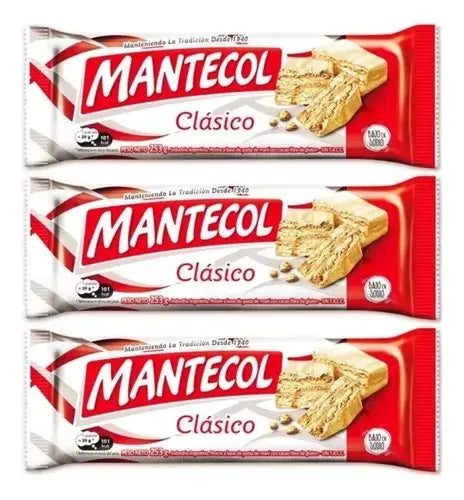Barra De Mantecol Clásico 253g Pack X3 Unidades