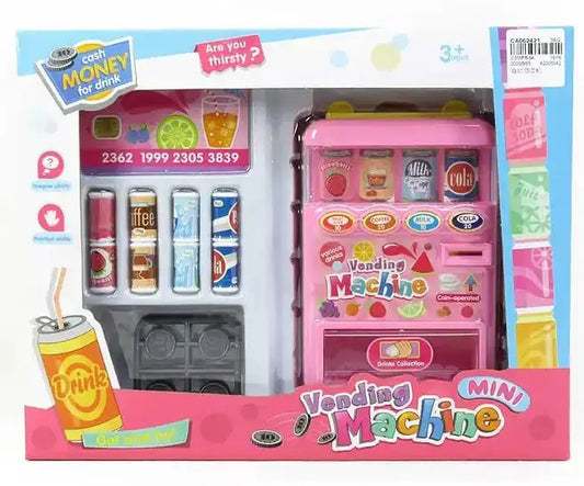Juguete Maquina Interactiva Expendedora De Bebidas Niñas