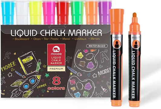 Marcador Tiza Liquida Fluorescente Joys Chalk 8 Colores