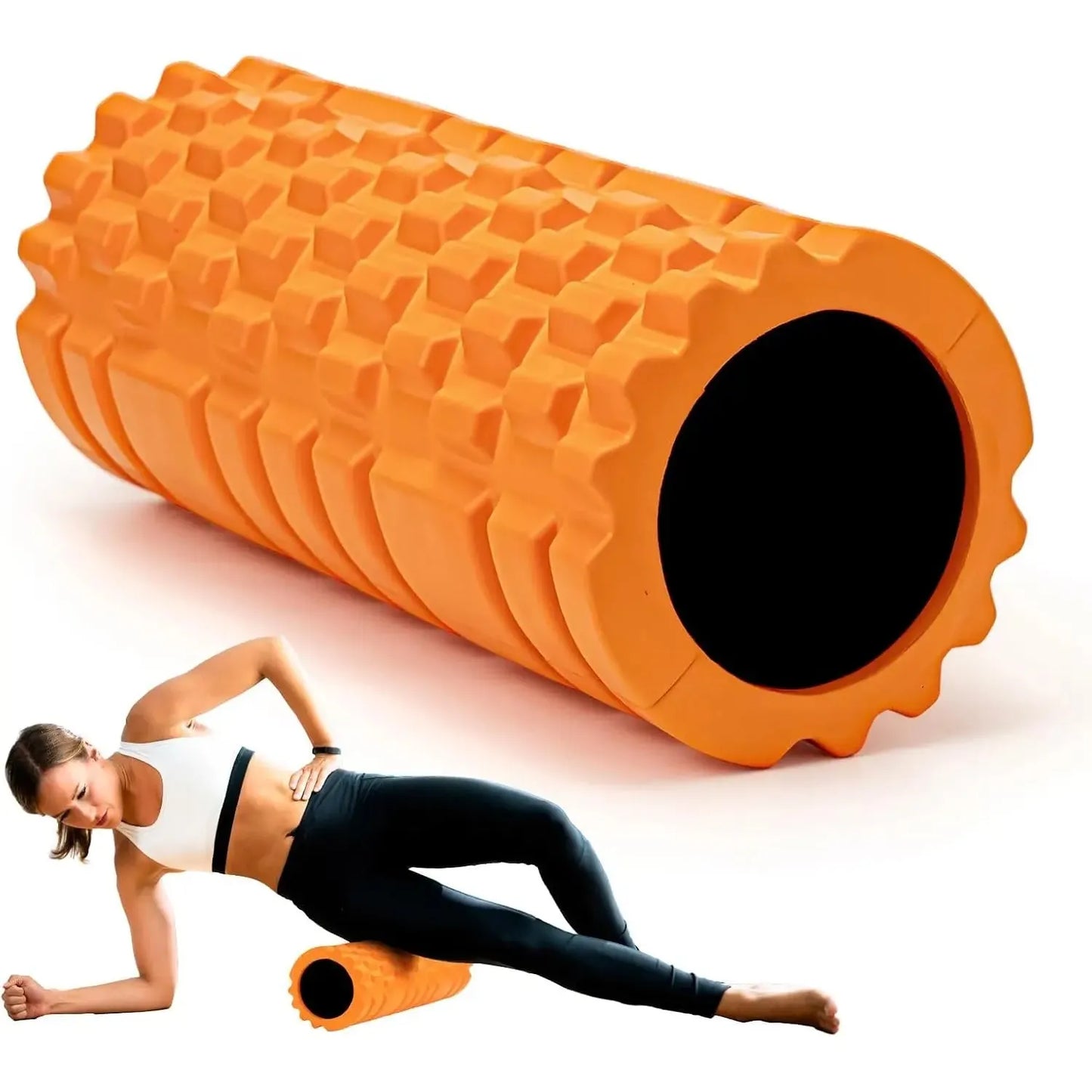 Roller Cilindro Rodillo Masajeador Muscular Para Ejercicios