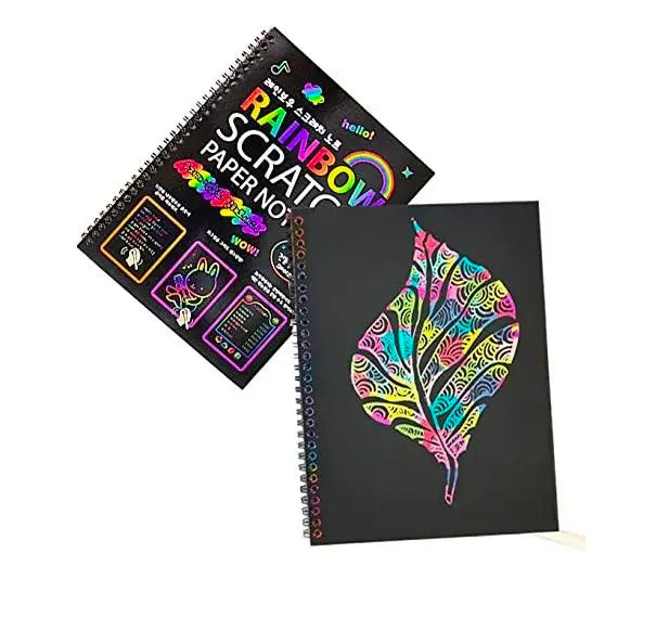 Libreta Raspable Scratch Art Note Arte Rascar Y Raspar