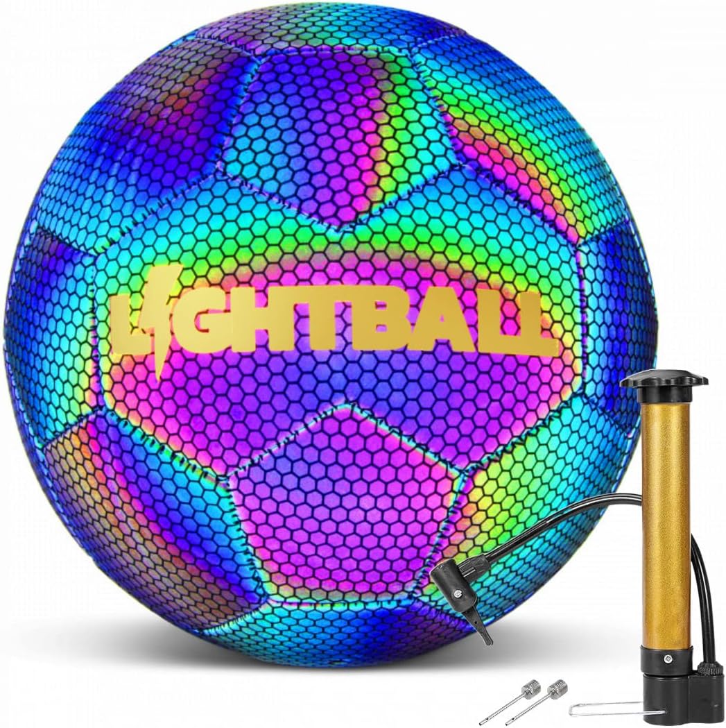 Pelota De Fútbol Holeográfica Brillante Balón Mágico N°5