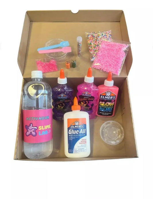 Kit Para Hacer Slime Con Pegamento Elmers Incluye Accesorios