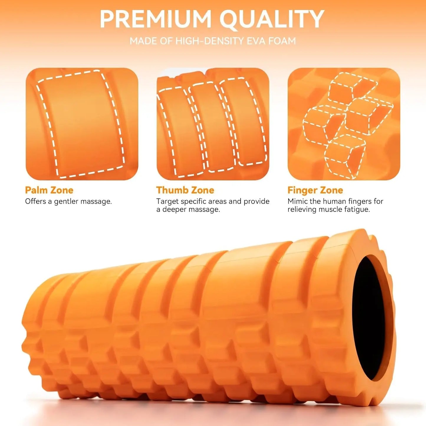 Roller Cilindro Rodillo Masajeador Muscular Para Ejercicios