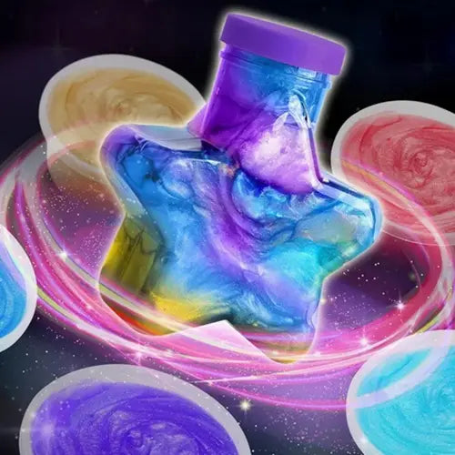 Kit Para Hacer Slime Galaxy Incluye Todos Los Accesorios