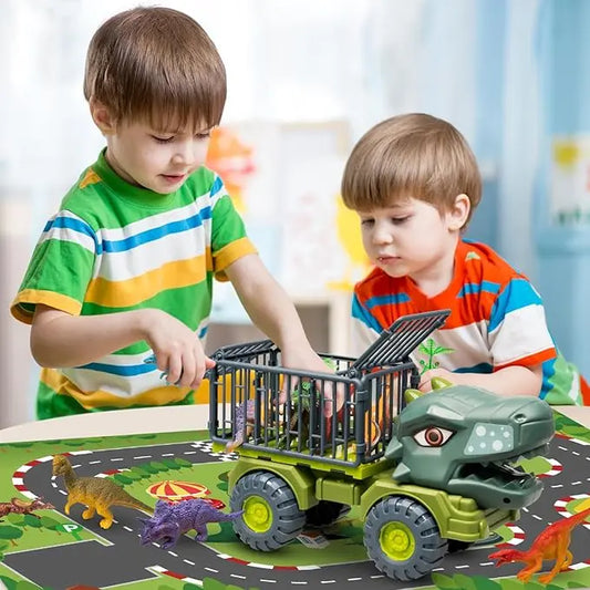 Camion Dinosaurio Transporte Triceratops Juguete Niños