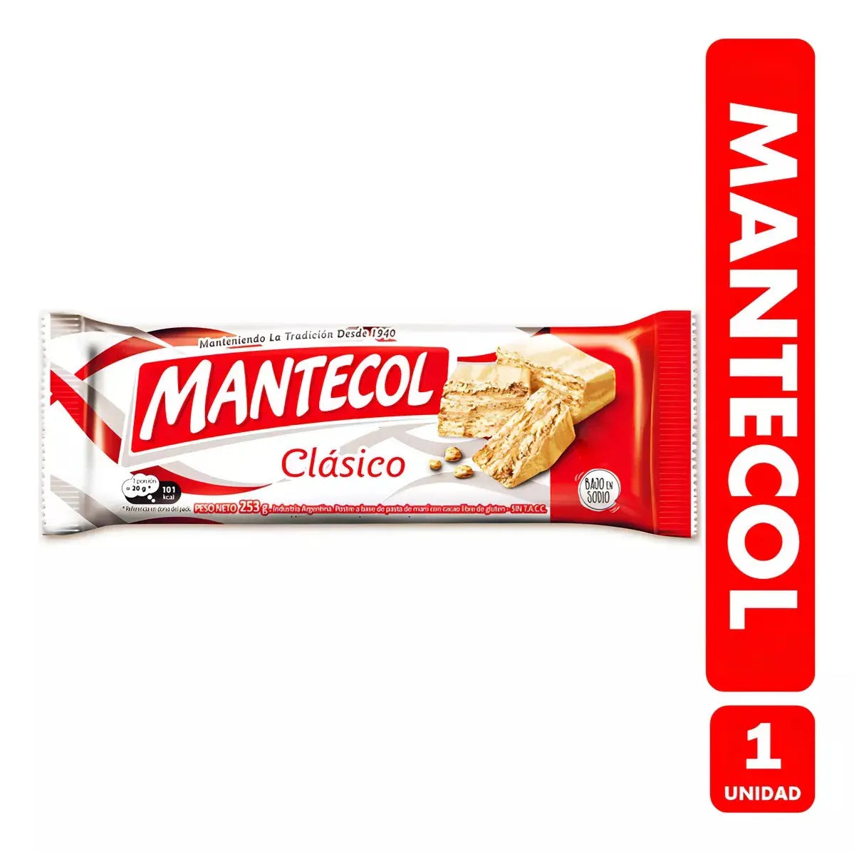 Mantecol Bajo Sodio 253 Gr