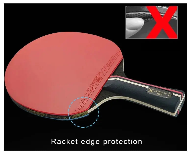 Paleta De Ping Pong 3 Estrellas Hueison Incluye Funda