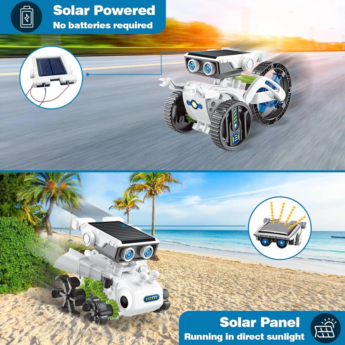 Robot Solar Juguete Educativo Para Armar Stem 12 En 1