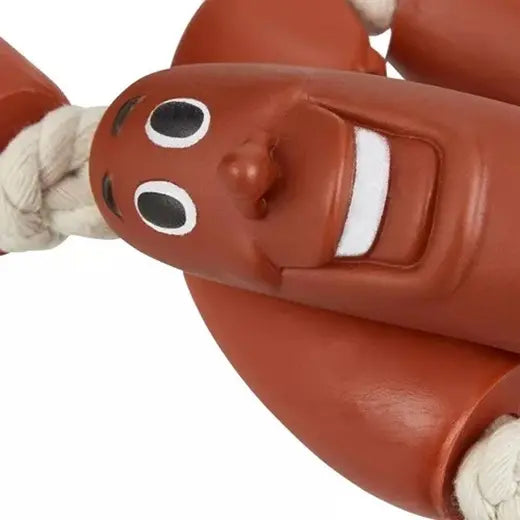 Juguete Mordedor Tipo Salchicha De Silicona Para Mascotas