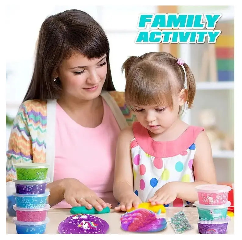 Kit Para Hacer Slime Unicornio Incluye Todos Los Accesorios