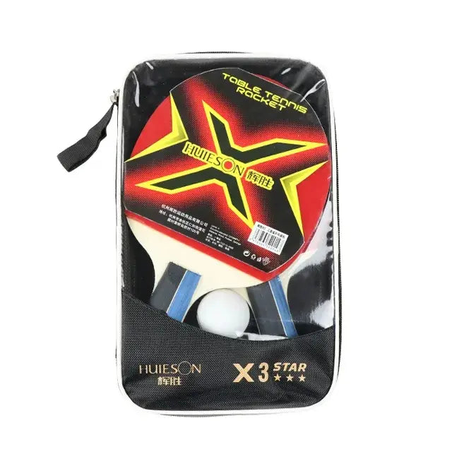 Paleta De Ping Pong 3 Estrellas Hueison Incluye Funda