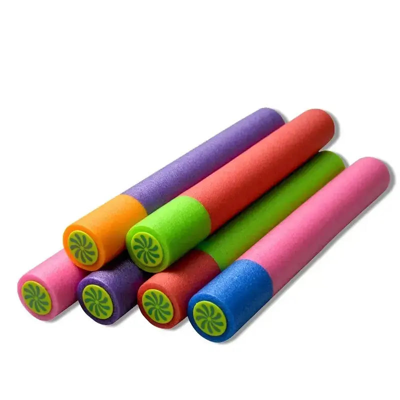 Set 6 Pistolas Lanza Agua Esponja Piscina Verano Juego 45cm