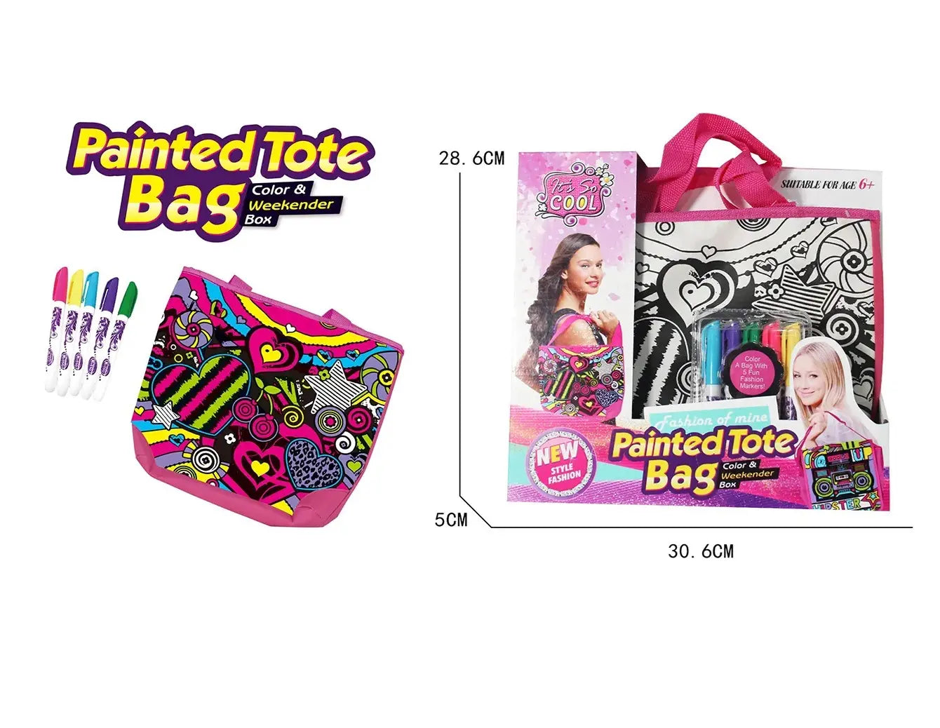 Mochila Cartera Para Pintar Y Decorar Manualidad Diy Niña