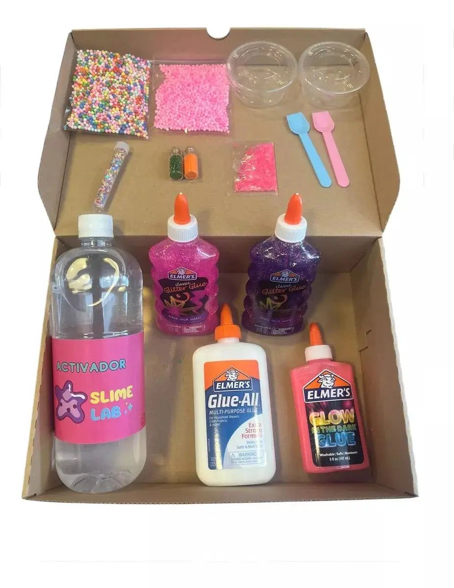 Kit Para Hacer Slime Con Pegamento Elmers Incluye Accesorios