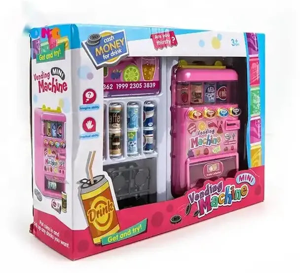 Juguete Maquina Interactiva Expendedora De Bebidas Niñas