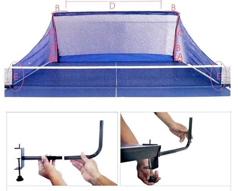 Red Atrapa Pelotas Ping Pong Malla Tenis De Mesa