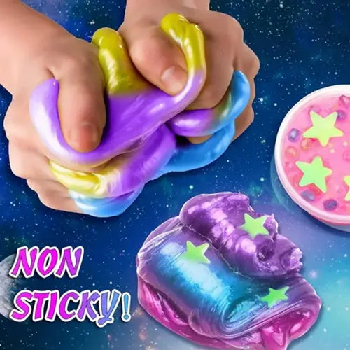 Kit Para Hacer Slime Galaxy Incluye Todos Los Accesorios