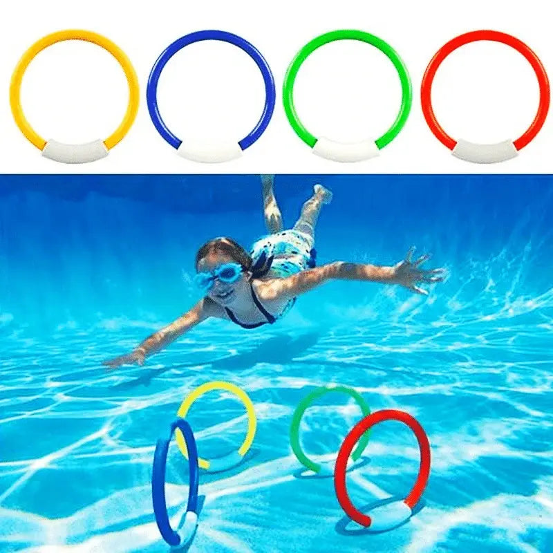 Set De Buceo Argollas Para Piscina