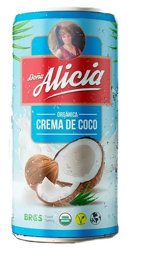Crema De Coco Doña Alicia 400 Gr C/u Pack 4 Tarros