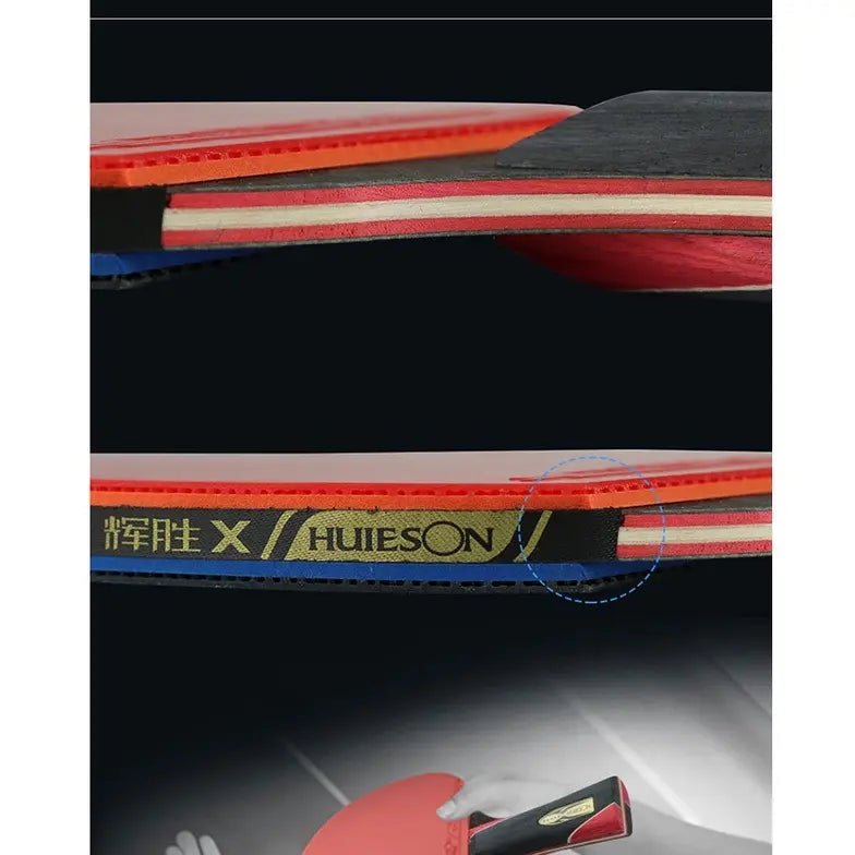 Paleta De Ping Pong 5 Estrellas Hueison Profesional Carbono