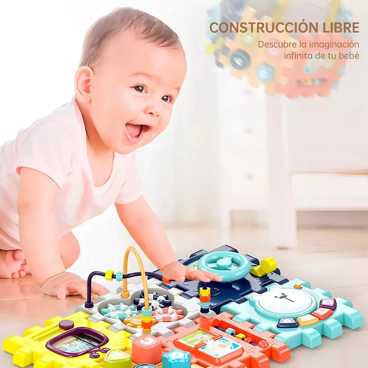 Juguete Montessori 6 En 1 Cubos Actividades Multifuncional