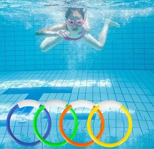 Set De Buceo Argollas Para Piscina