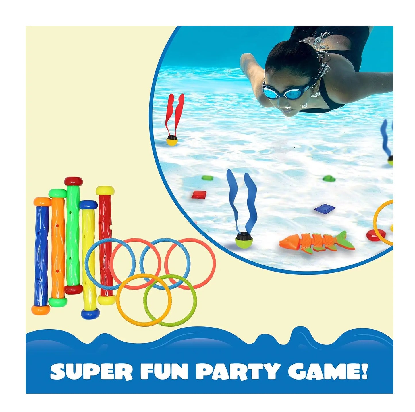 Juego De Buceo Deluxe Para Piscina Mix Diferentes Modelos