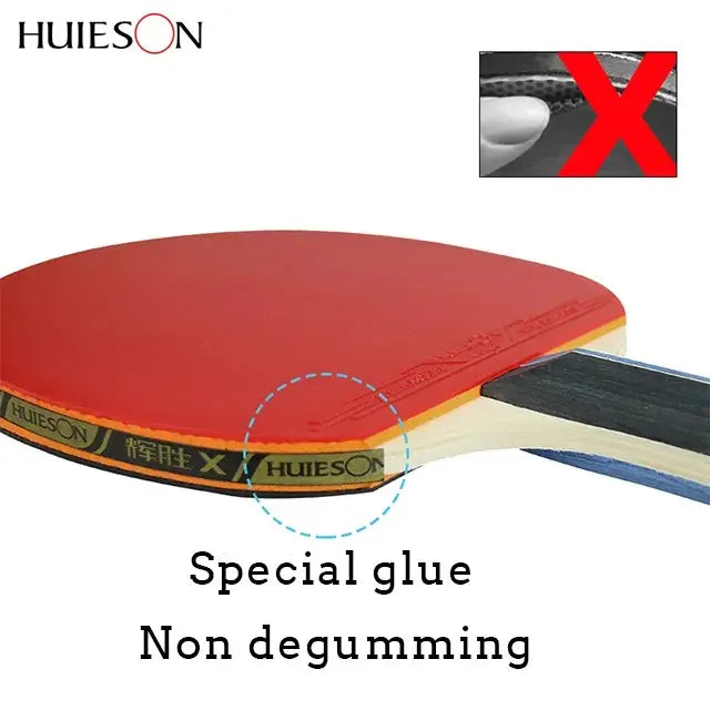 Paleta De Ping Pong 3 Estrellas Hueison Incluye Funda