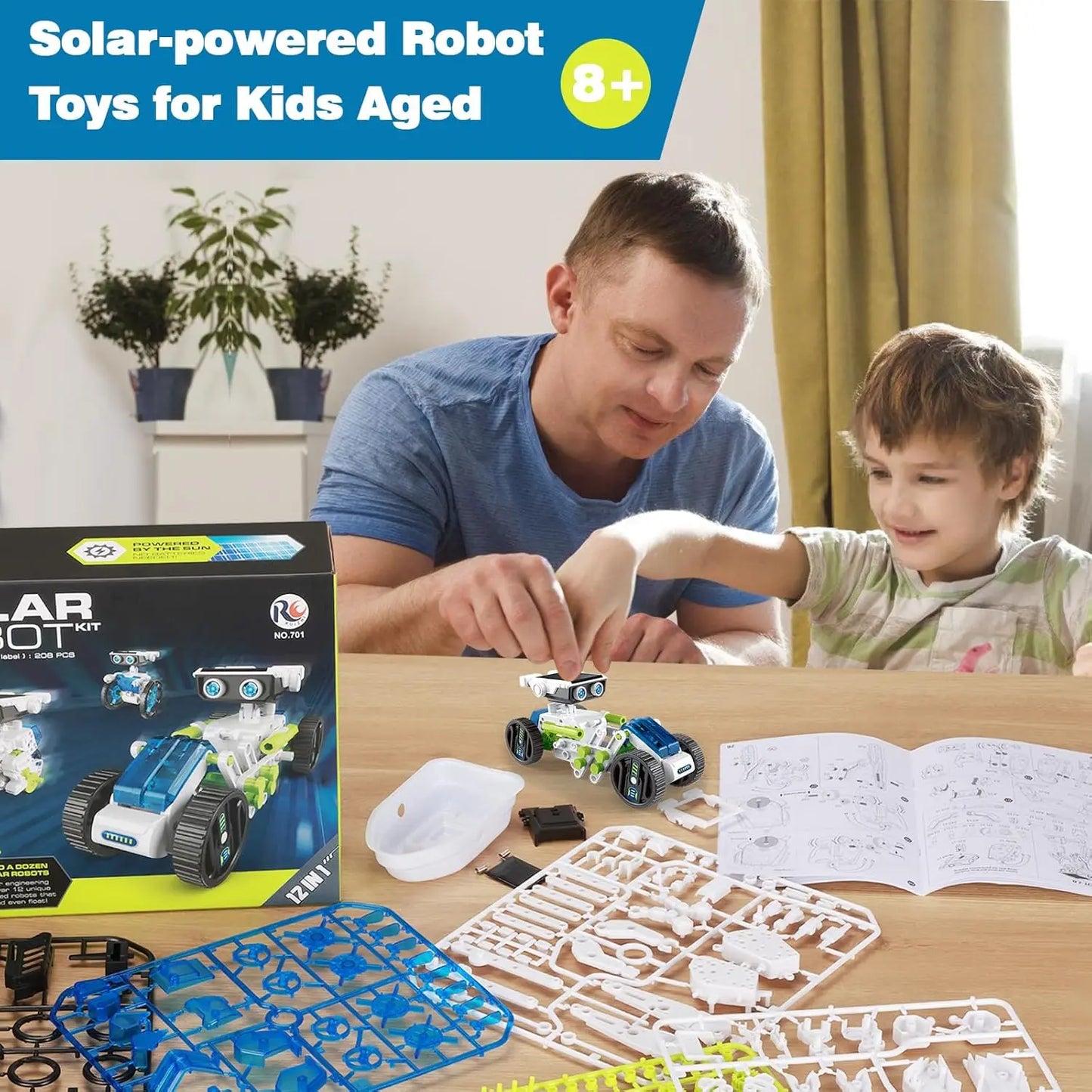 Robot Solar Juguete Educativo Para Armar Stem 12 En 1