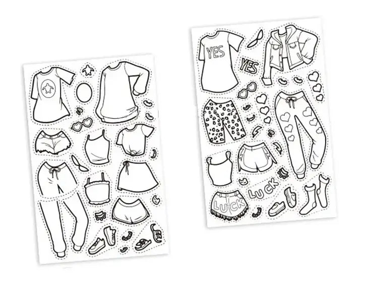 Set Manualidades Niña Moda Arte Foil Transfer Papel Alumino