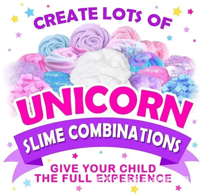 Kit Para Hacer Slime Unicornio Incluye Todos Los Accesorios