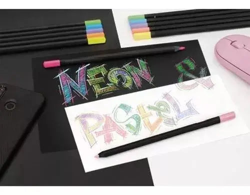 Lápices Soft Profesionales Set 24 Colores + Croquera Negra