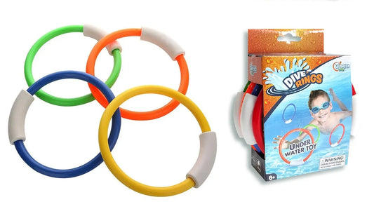 Set De Buceo Argollas Para Piscina