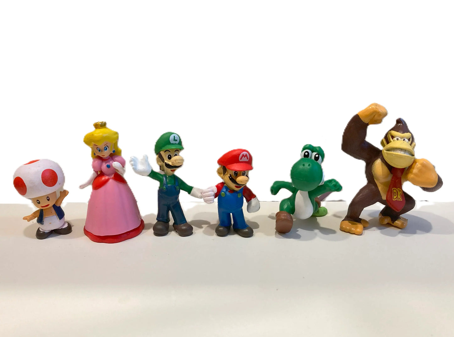 Set De 6 Figuras Super Mario Bros 4-7 Cm