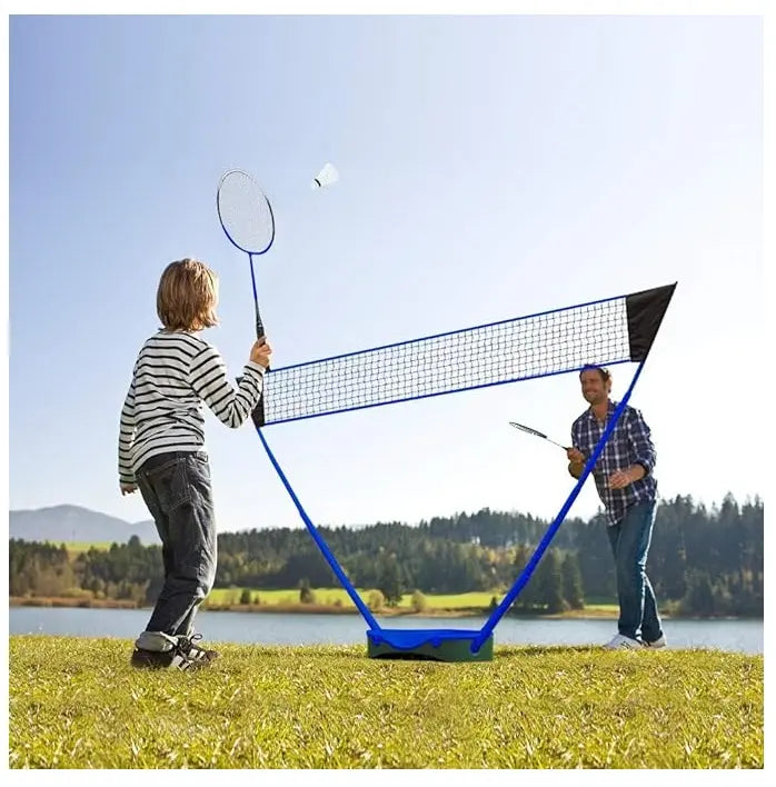 Set De Bádminton Auto Armable Y Transportable + Accesorios