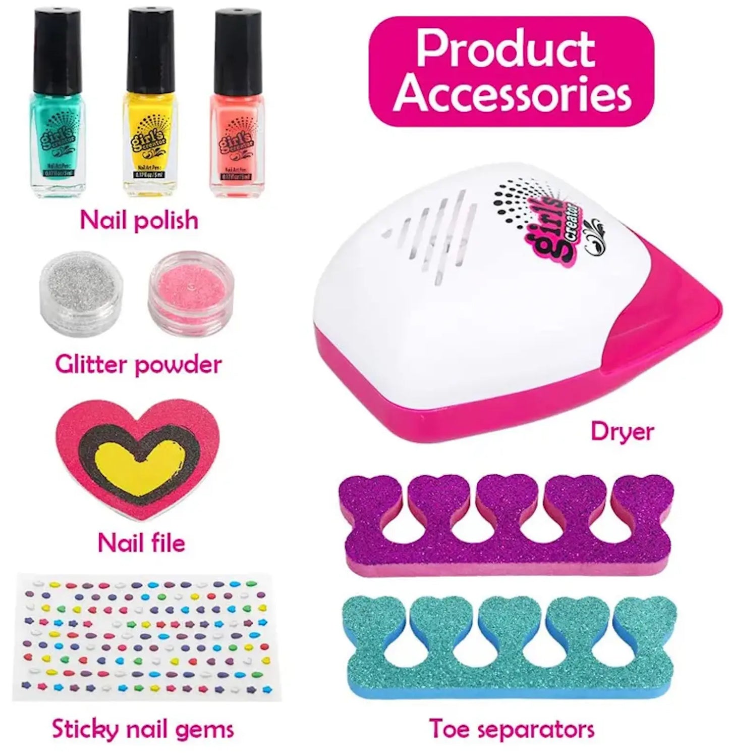 Set Kit De Manicure Diseño De Uñas Estampado Uñas Juguete