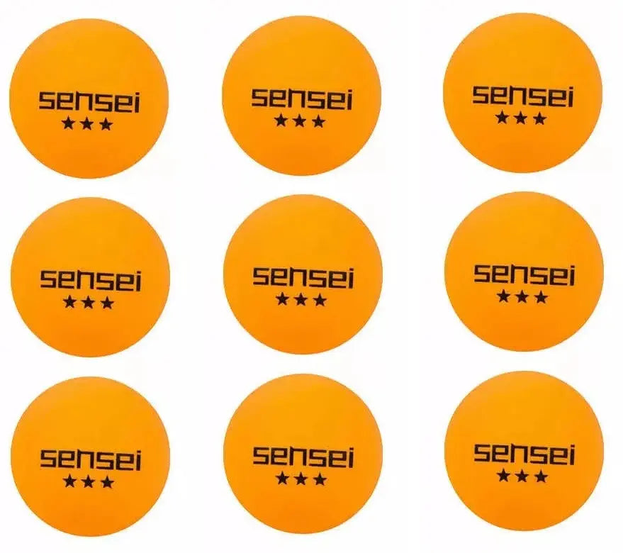 Pelotas De Ping Pong Sensei® 3 Estrellas - Frasco 60 Unid