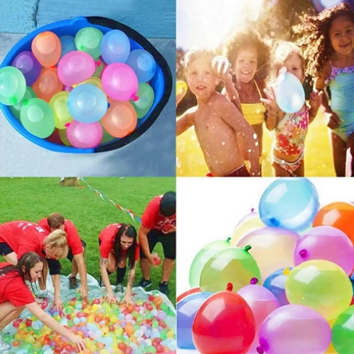 Bombita De Agua Llenado Rápido 370 Pcs (10 Racimos)